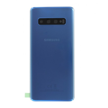 Vitre arriere bleu Samsung Galaxy S10