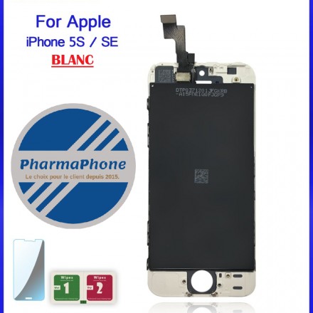 Ecran LCD iPhone 5s/SE blanc Emplacement: Z2 R1E1