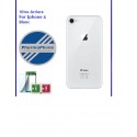 VITRE ARRIERE IPhone 8 BLANC  - EMPLACEMENT: Z2-R15-38