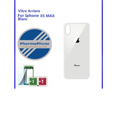 IPhone XS Max Blanc vitre arriere