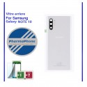 Vitre arriere Blanc  Samsung Galaxy NOTE 10 - EMPLACEMENT: Z2-R15-49