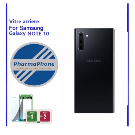 Vitre arriere NOIR  Samsung Galaxy NOTE 10