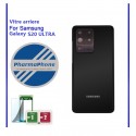 Vitre arrière noir Samsung Galaxy S20 ULTRA - EMPLACEMENT: Z2-R15-51