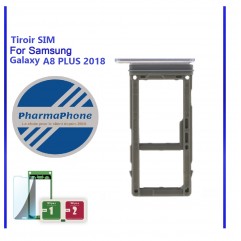 TIROIR SIM Samsung Galaxy A8 PLUS 2018