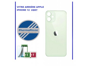 VITRE ARRIÈRE APPLE IPHONE 12 VERT  - EMPLACEMENT: Z2-R15-46
