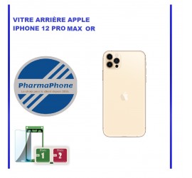 VITRE ARRIÈRE APPLE IPHONE 12 PRO MAX OR