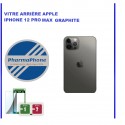 VITRE ARRIÈRE APPLE IPHONE 12 PRO MAX GRAPHITE