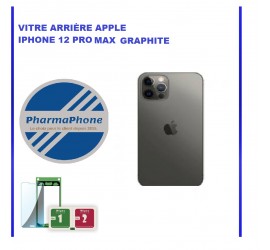 VITRE ARRIÈRE APPLE IPHONE 12 PRO MAX GRAPHITE
