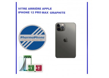 VITRE ARRIÈRE APPLE IPHONE 12 PRO MAX GRAPHITE  - EMPLACEMENT: Z2-R15-46