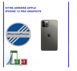 VITRE ARRIÈRE APPLE IPHONE 12 PRO GRAPHITE