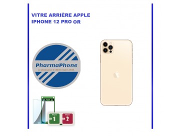 VITRE ARRIÈRE APPLE IPHONE 12 PRO OR  - EMPLACEMENT: Z2-R15-46