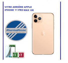 VITRE ARRIÈRE APPLE IPHONE 11 PRO MAX OR