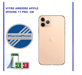 VITRE ARRIÈRE APPLE IPHONE 11 PRO OR