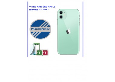 VITRE ARRIERE IPHONE 11 TURQUOISE -  EMPLACEMENT: Z2-R15-44