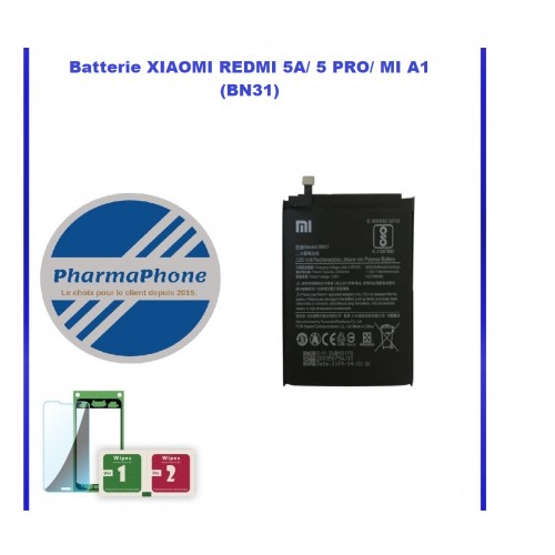 Batterie XIAOMI REDMI 5A/ 5 PRO/ MI A1 (BN31) EMPLACEMENT: Z2-R5-E4