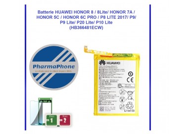 Batterie HUAWEI HONOR 8/8Lite/ 7A / P8 LITE 2017/ P9/ P9 Lite/ P20 Lite/ P10 Lite EMPLACEMENT: Z2-R5-E6