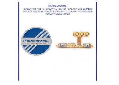 NAPPE VOLUME GALAXY GALAXY M51 / GALAXY M12 / GALAXY M52 5G M526 / GALAXY M22 / GALAXY M31S/ GALAXY M23 5G / GALAXY M33 5G