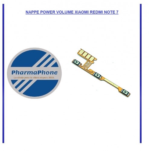 NAPPE POWER VOLUME XIAOMI REDMI NOTE 7:  Z2-R15-E12