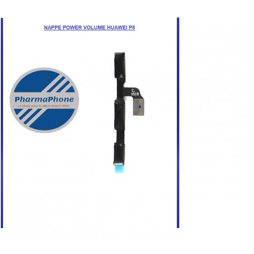 NAPPE POWER VOLUME HUAWEI P8 LITE - EMPLACEMENT: Z2-R15-E23