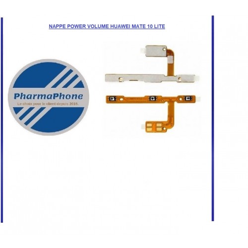 NAPPE POWER VOLUME HUAWEI MATE 10 LITE - EMPLACEMENT: Z2-R15-E23