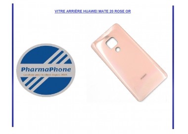 VITRE ARRIÈRE HUAWEI MATE 20 ROSE OR - EMPLACEMENT: Z2 R15 E48