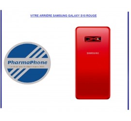 Vitre arriere Rouge Samsung Galaxy S10 - EMPLACEMENT: Z2-R15-51