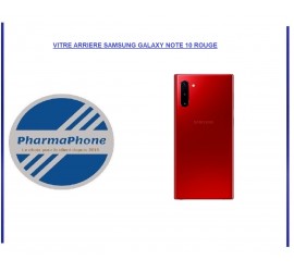 Vitre arriere ROUGE  Samsung Galaxy NOTE 10 - EMPLACEMENT: Z2-R15-49