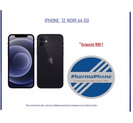 Apple Iphone 12 NOIR 64GO Reconditionné à NEUF