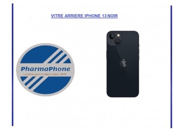 VITRE ARRIÈRE APPLE IPHONE 13 NOIR  - EMPLACEMENT: Z2-R15-E33
