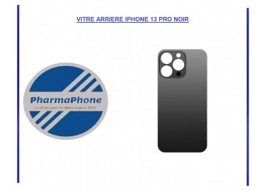 VITRE ARRIÈRE APPLE IPHONE 13 PRO NOIR  - EMPLACEMENT: Z2-R15-E34