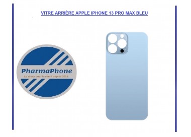 VITRE ARRIÈRE APPLE IPHONE 13 PRO MAX BLEU  - EMPLACEMENT: Z2-R15-E33