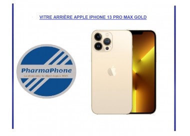 VITRE ARRIÈRE APPLE IPHONE 13 PRO MAX GOLD  - EMPLACEMENT: Z2-R15-E33