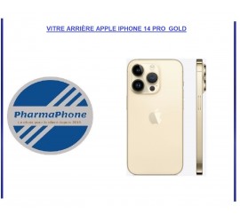 VITRE ARRIÈRE APPLE IPHONE 14 PRO GOLD