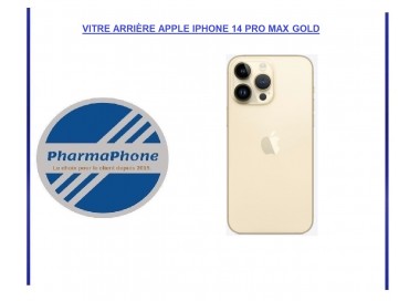 VITRE ARRIÈRE APPLE IPHONE 14 PRO MAX GOLD