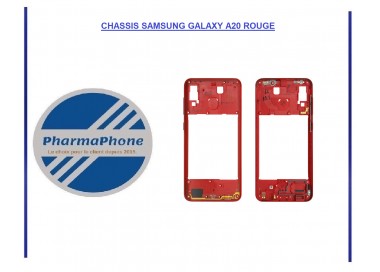 CHASSIS SAMSUNG GALAXY A20 (A205F)  ROUGE - EMPLACEMENT Z2-R15-E52