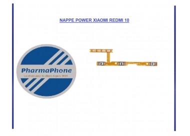 BOUTON NAPPE POWER XIAOMI REDMI 10 - EMPLACEMENT: Z2 - R15 - E12