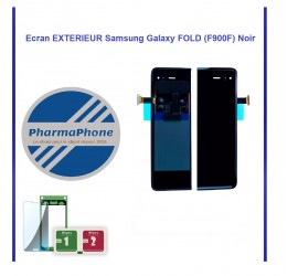 Ecran EXTERIEUR Samsung Galaxy FOLD (F900F) Noir Origine