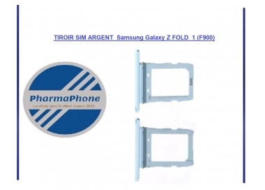 TIROIR SIM ARGENT  Samsung Galaxy Z FOLD  1 (F900)