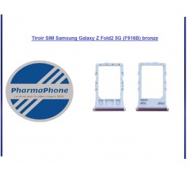 Tiroir SIM Samsung Galaxy Z Fold2 5G (F916B) bronze