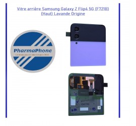 Vitre arrière Samsung Galaxy Z Flip4 5G (F721B) (Haut) Lavande Origine