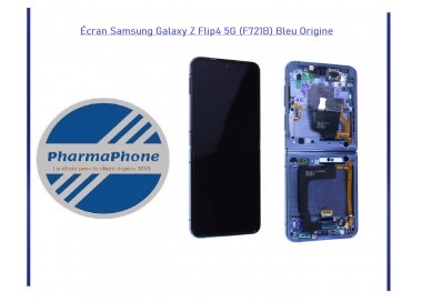 Écran Samsung Galaxy Z Flip4 5G (F721B) Bleu Origine ( intérieur )