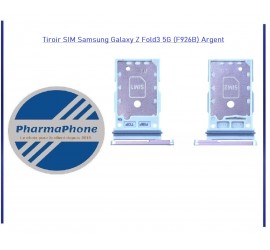 TIROIR SIM Samsung Galaxy Z FOLD 3 (F926) Argent