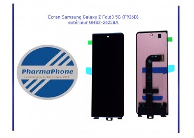 Écran Samsung Galaxy Z Fold3 5G (F926B) extérieur GH82-26238A