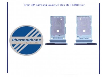 TIROIR SIM Samsung Galaxy Z FOLD 4 (F936) NOIR