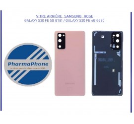 VITRE ARRIÈRE ROSE SAMSUNG GALAXY S20 FE 5G G781 / GALAXY S20 FE 4G G780