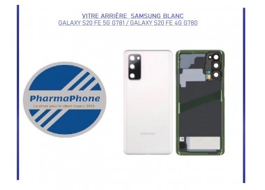 VITRE ARRIÈRE  SAMSUNG GALAXY S20 FE 5G G781 / GALAXY S20 FE 4G G780