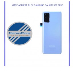 Vitre arriere bleu Samsung Galaxy S20 plus