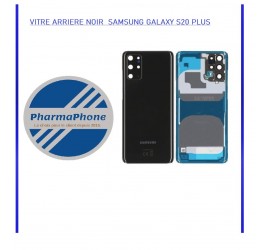 Vitre arriere noir Samsung Galaxy S20 PLUS