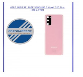 VITRE ARRIERE ROSE SAMSUNG GALAXY S20 PLUS - EMPLACEMENT: Z2-R15-51
