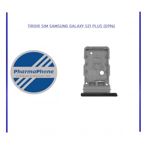 Tiroir SIM  Galaxy S21 PLUS (G996B) NOIR
